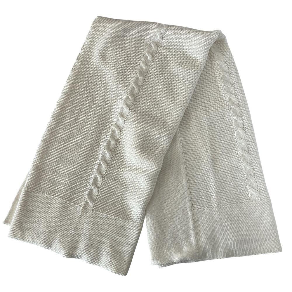 Saranoni Heirloom Cotton Knit Receiving Blanket
